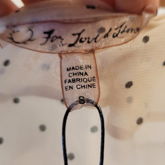 ✨NWT✨ For Love and Lemons Polka Dot Maxi Dress - Picture 5 of 11